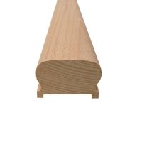 厂家直销实木楼梯阁楼家用栏杆供应欧洲榉木白胚扶手大 小柱 45X70扶手