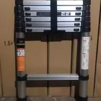 梯子家用折叠多功能加厚铝合金伸缩梯人字梯升降工程梯小楼梯 [德标]加厚靠墙直梯2.3米