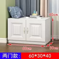 飘窗柜落地收纳柜子窗台柜简易地柜矮柜可坐定制简约阳台柜储物柜 两门款60*30*40