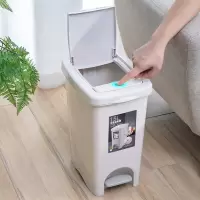 垃圾桶带盖家用客厅卫生间厕所厨房按压脚踩北欧创意分类拉圾筒