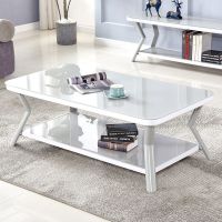 北欧新款茶几烤漆电视柜套装客厅现代简约小户型钢化玻璃桌子组合