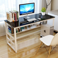 电脑台式桌家用卧室书桌学习桌网红电竞桌简易钢化玻璃电脑桌