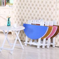 桌子折叠餐桌家用吃饭桌摆摊桌户外折叠桌便携圆桌阳台简易小桌子