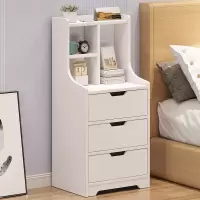 床头柜子 简约现代北欧风收纳储物柜卧室小型柜子木质简易置物架