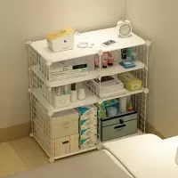 简易床头柜简约现代北欧ins风组装床边小储物收纳柜子卧室置物架