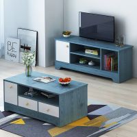简易电视柜现代简约卧室茶几家具套装北欧小户型客厅电视机柜地柜