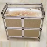餐边柜不锈钢柜子碗柜厨柜铝合金柜橱柜菜柜酒柜鞋柜储物柜收纳柜