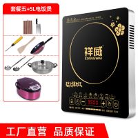 电磁炉家用学生小型电磁炉锅一体多功能防水电饭煲套装|好运5号+电饭煲 祥威万年系列