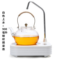 自动上水煮茶器抽水电陶炉茶炉迷你小型台式泡茶炉家用静音电磁炉 白色