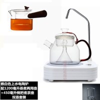 自动上水煮茶器抽水电陶炉茶炉迷你小型台式泡茶炉家用静音电磁炉 紫色