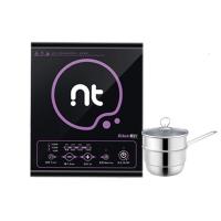 -小电磁炉小型学生电磁炉火锅炉一人一锅 F2+双层蒸锅