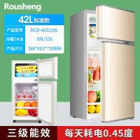 [全新]小型冰箱家用两门冰箱租房二人双门冷藏冷冻冻肉省电特价|双门/128B42升/金三级