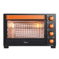 电烤箱家用小型迷你多功能全自动烘焙大容量独立控温烤家庭35|橙-新