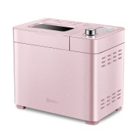 / dl-jd08面包机家用全自动和面发酵馒头肉松三 明治机|粉色