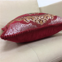 欧式靠垫客厅沙发靠包高档奢华抱枕提花刺绣护腰靠垫套汽车靠枕