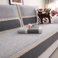 套非万能欧式坐垫沙发垫棉麻坐垫定做防滑组合四季通用全包沙发巾