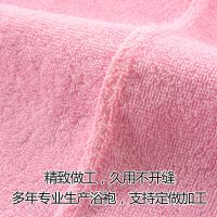 秋冬加厚纯棉毛巾料浴袍男纯棉女浴衣中长款男士浴袍加厚睡袍