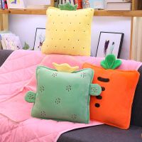 靠垫午睡枕被子两用枕汽车床睡觉抱枕毯子空调被夏凉被办公室靠背