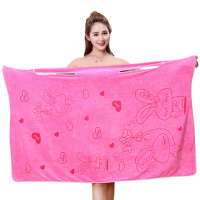 浴巾可穿成人女性感可爱裹抹胸柔软比纯棉吸水浴裙