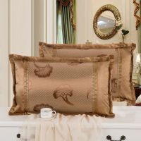 夏天双面冰丝枕套夏凉枕头套夏季凉席枕套藤枕芯套