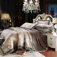 欧式床上四件套纯棉提花婚庆床上用品高档全棉床单双人被套