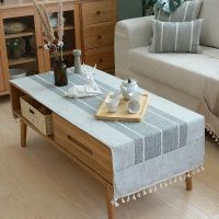 北欧茶几桌布布艺防水防烫长方形客厅现代简约餐桌台布电视柜盖布