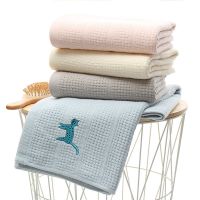 吸水不掉毛儿童加大纯棉成人男毛巾浴巾女号洗澡巾超大速干纱布长