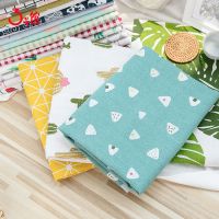 亚麻格子桌布棉麻布料布头少女心花布沙发窗帘ins背景布挂布