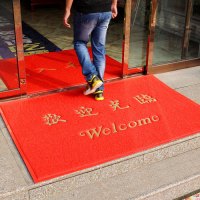 大门口欢迎光临地毯门厅迎宾进门垫子出入平安地垫