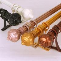 加厚铝合金罗马杆静音窗帘杆单杆双杆窗帘轨道杆子支架配件全