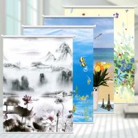 加厚全遮光卷帘窗帘升降遮阳防晒卧室办公室客厅厨房卫生间手拉式