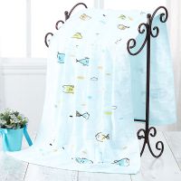 纯棉纱布双层浴巾成人男女游泳沙滩巾亲肤速干柔软吸水轻便捷薄款