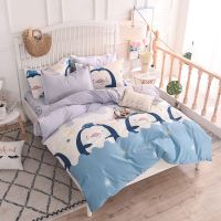 纯棉床笠四件套宿舍三件套双人全棉床垫套席梦思1.51.8米床罩