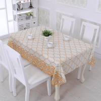 pvc烫金免洗防水防油桌布塑料台布餐桌垫茶几垫冰箱巾床头柜盖巾