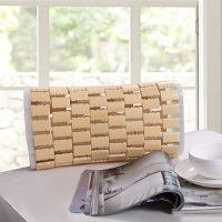 夏季凉枕竹制头枕清凉麻将块空心麻将枕头护颈保健枕头汗蒸凉枕头|麻将空心枕