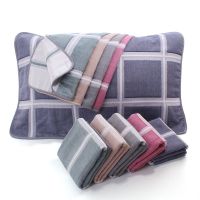 枕巾纯棉四季通用枕巾一对装棉纱柔软加厚六层舒适高档情侣卡通