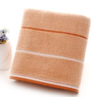 男女儿童毛巾纯棉浴巾成人加大情侣沐浴巾柔软吸水|三段咖啡色 [1条浴巾2条毛巾]