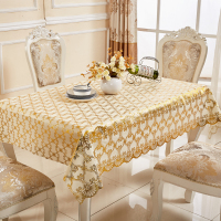 烫金桌布防水餐桌布茶几垫pvc桌布防水油防烫免洗餐桌布