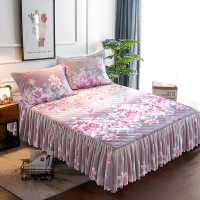 可机洗韩版床罩单件小清新床单立体床垫罩