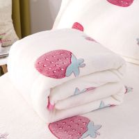 珊瑚绒毯子冬季法兰绒毛毯加厚保暖床单人宿舍学生空调午睡小毯子