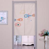 免打孔穿杆卧室装饰帘隔断帘欧式窗帘厕所帘加厚厨卫门帘玄关