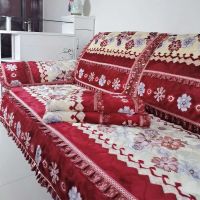 加厚防滑四季布艺坐垫子沙发罩巾沙发垫现代欧式沙发床套通用客厅