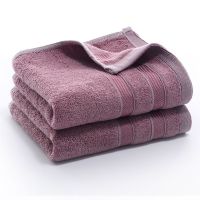 竹炭纤维毛巾浴巾套装竹纤维成人儿童男女浴巾加大加厚柔软吸水|断档豆沙紫 毛巾一条