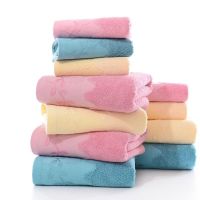 竹炭纤维毛巾浴巾套装竹纤维成人儿童男女浴巾加大加厚柔软吸水|玫瑰花粉色 毛巾一条