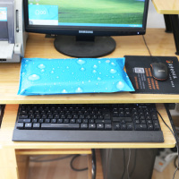 冰枕头 海棉水枕 夏天 降温 儿童凉枕头 睡垫 海绵可充水 水枕头|中号海棉水枕-水珠