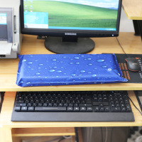 冰枕头 海棉水枕 夏天 降温 儿童凉枕头 睡垫 海绵可充水 水枕头|大号海棉水枕-深水珠