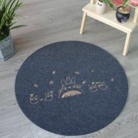 垫子地垫圆形地垫防滑垫办公椅书房滚轮转椅家用脚垫吊篮地毯卧室