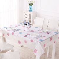 桌布防水防烫防油免洗餐桌布塑料台布圆桌布正方形长方形茶几布