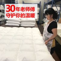 双人春秋被冬季单人冬被加厚鸭绒被芯95白鹅绒被子羽绒被