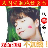 抱枕明星自制抱枕来图diy抱枕靠垫生日礼物汽车靠背情侣定做照片|50x50豪华版
